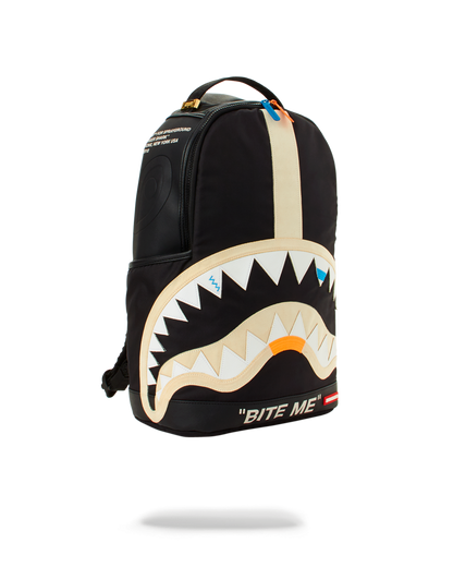 BITE ME SHARK (BLACK) BACKPACK