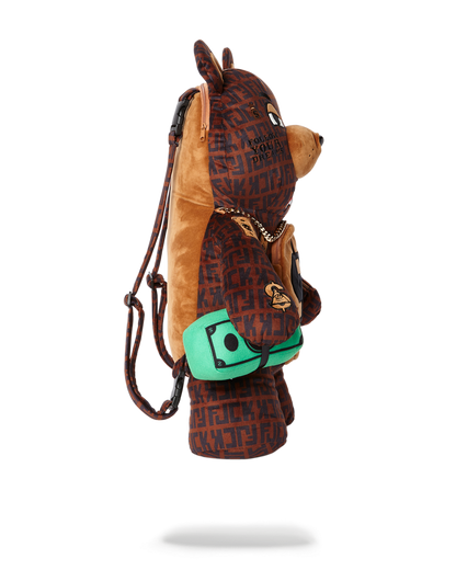 OFFENDED MONEYBEAR TEDDYBEAR BACKPACK