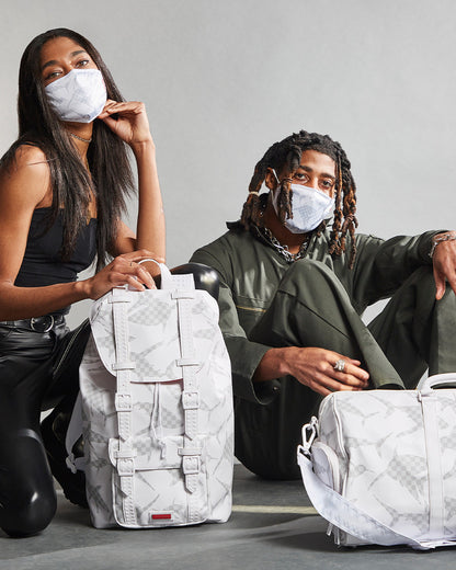 SHARK CHECK (WHITE) HILLS BACKPACK