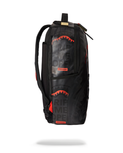 RIP ME OPEN BACKPACK (FROSTED TRANSPARENT)