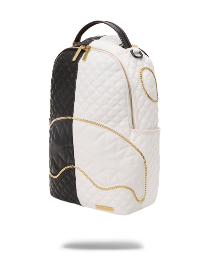 LEVELED UP SPLIT QUILT SHARK BACKPACK (DLXV)