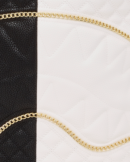 LEVELED UP SPLIT QUILT SHARK BACKPACK (DLXV)