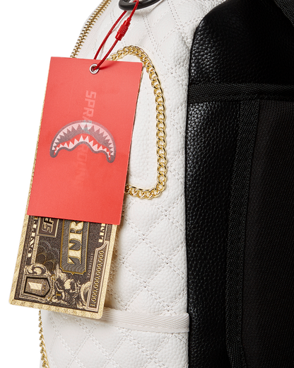 LEVELED UP SPLIT QUILT SHARK BACKPACK (DLXV)