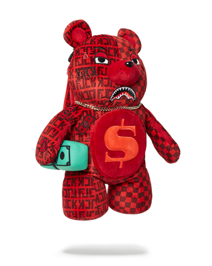 VENI VIDI VICI MONEYBEAR TEDDYBEAR BACKPACK