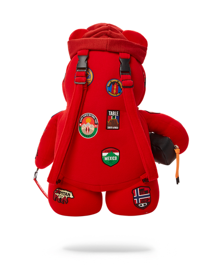 THE GLOBAL EXPEDITION MONEYBEAR TEDDYBEAR BACKPACK
