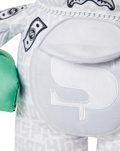 SPLIT THE CHECK (PEARL) MONEYBEAR TEDDYBEAR BACKPACK