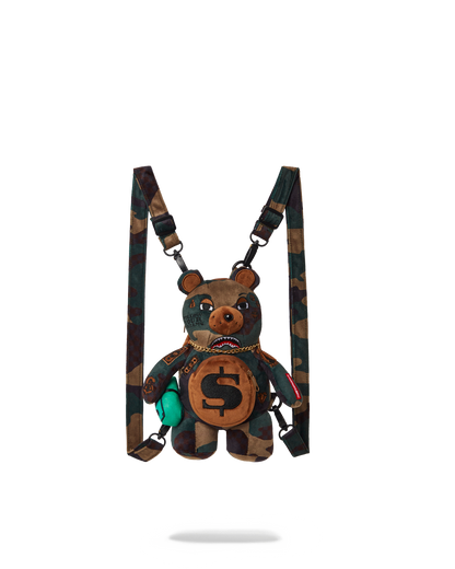 BEARCUB BACKPACK - CAMOCHECK MONEYBEAR