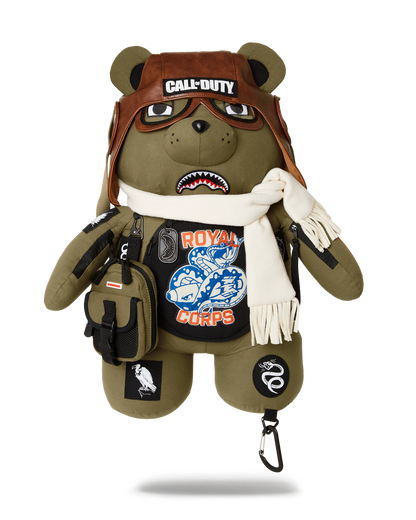 CALL OF DUTY AVIATOR FEARLESS MONEYBEAR TEDDYBEAR BACKPACK