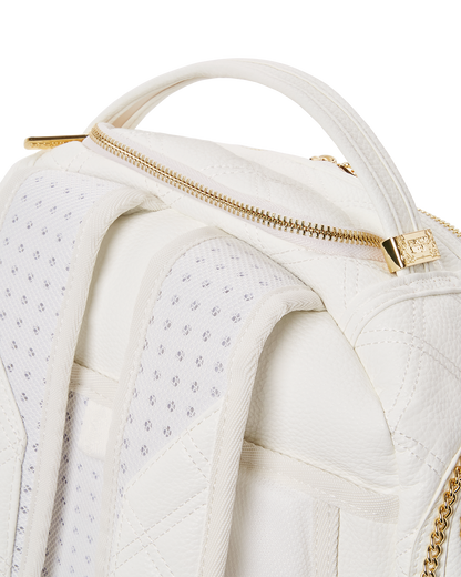 RIVIERA LE BLANC GOLD CHAIN SHARK BACKPACK (DLXV)