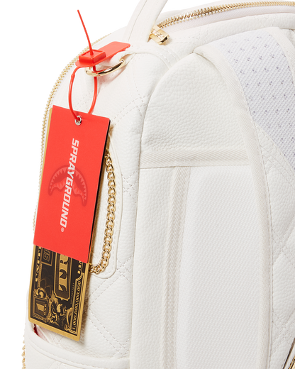 RIVIERA LE BLANC GOLD CHAIN SHARK BACKPACK (DLXV)