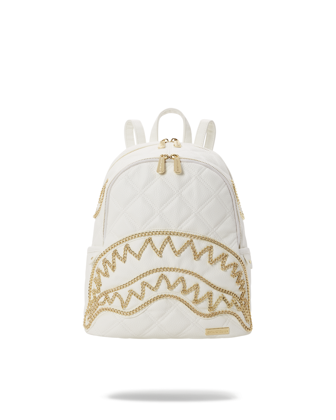 RIVIERA LE BLANC GOLD CHAIN SHARK SAVAGE BACKPACK
