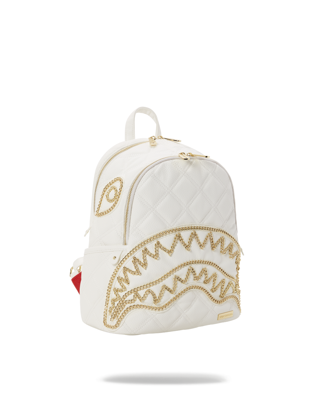 RIVIERA LE BLANC GOLD CHAIN SHARK SAVAGE BACKPACK