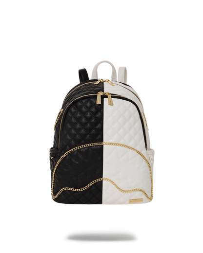 LEVELED UP SPLIT QUILT SHARK SAVAGE BACKPACK