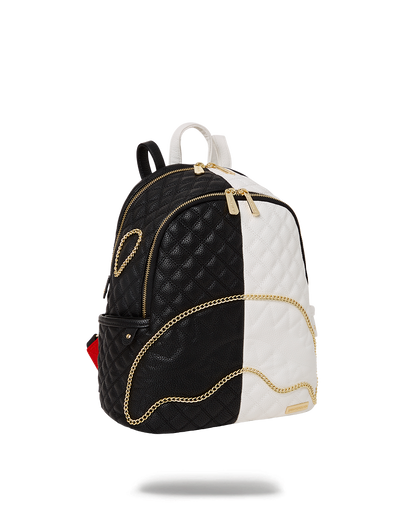 LEVELED UP SPLIT QUILT SHARK SAVAGE BACKPACK
