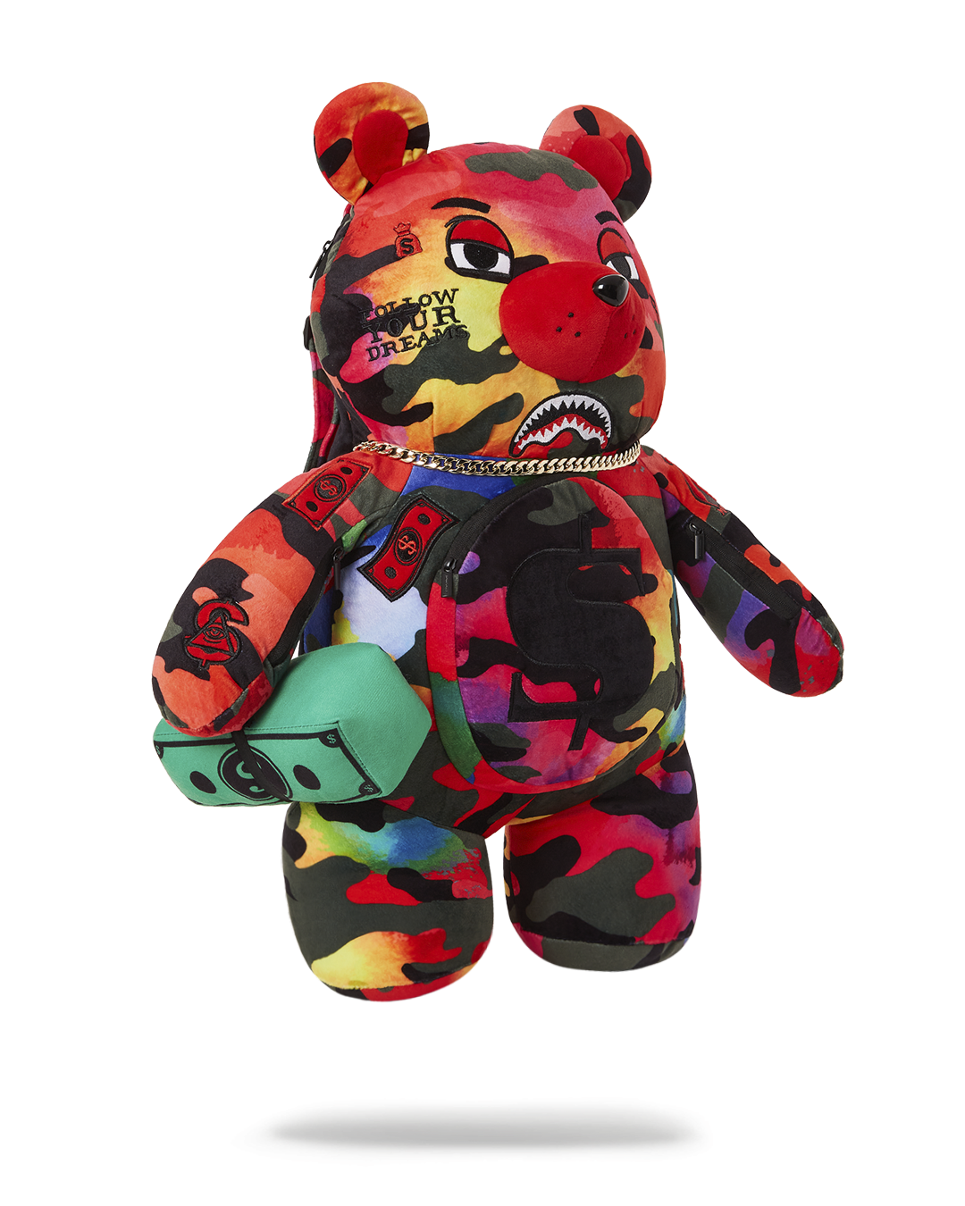 CAMOBURST MONEYBEAR TEDDYBEAR BACKPACK
