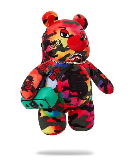 CAMOBURST MONEYBEAR TEDDYBEAR BACKPACK