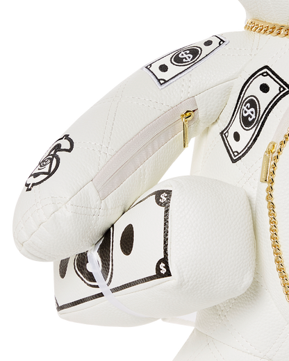 RIVIERA LE BLANC GOLD CHAIN MONEYBEAR TEDDYBEAR BACKPACK