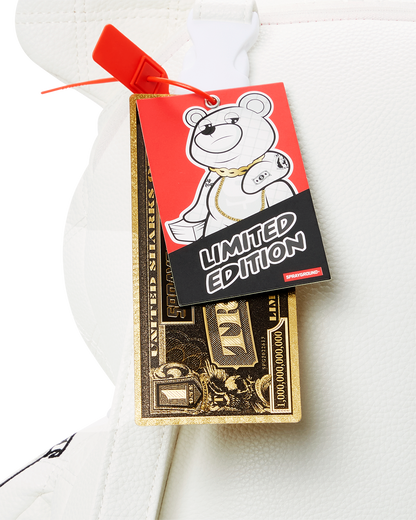 RIVIERA LE BLANC GOLD CHAIN MONEYBEAR TEDDYBEAR BACKPACK