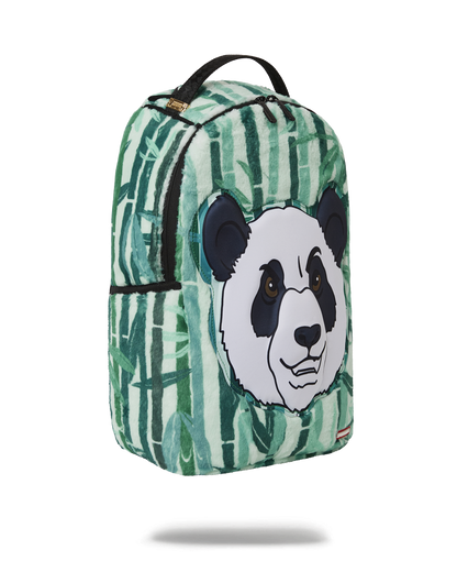 PANDA COZY VELOUR FUR BACKPACK