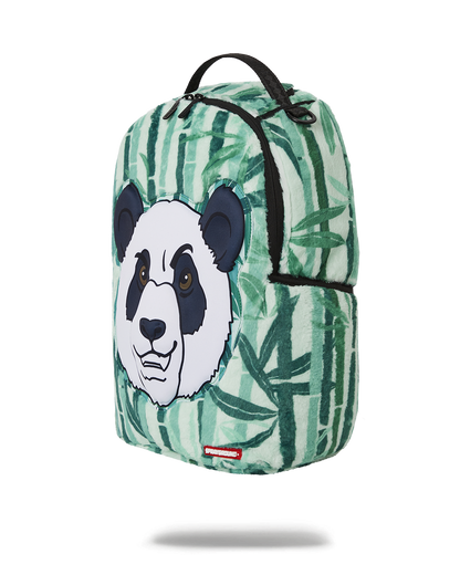 PANDA COZY VELOUR FUR BACKPACK