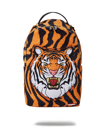 TIGER COZY VELOUR FUR BACKPACK
