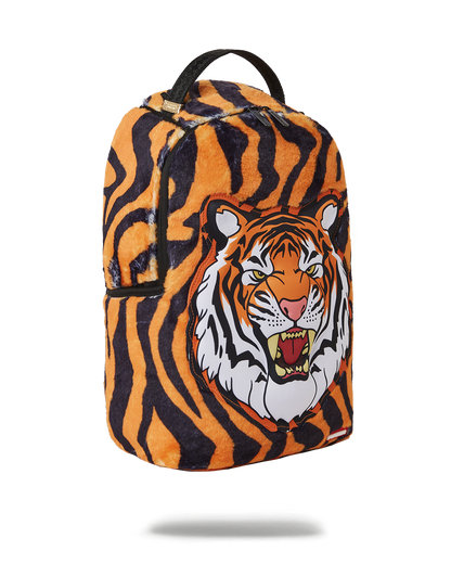 TIGER COZY VELOUR FUR BACKPACK