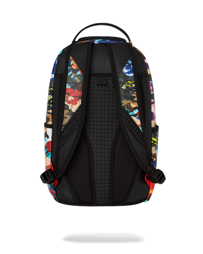 SLICED AND DICED CAMO BACKPACK