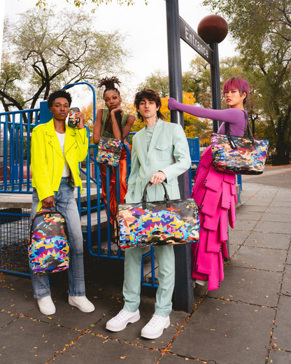 SLICED AND DICED CAMO BACKPACK