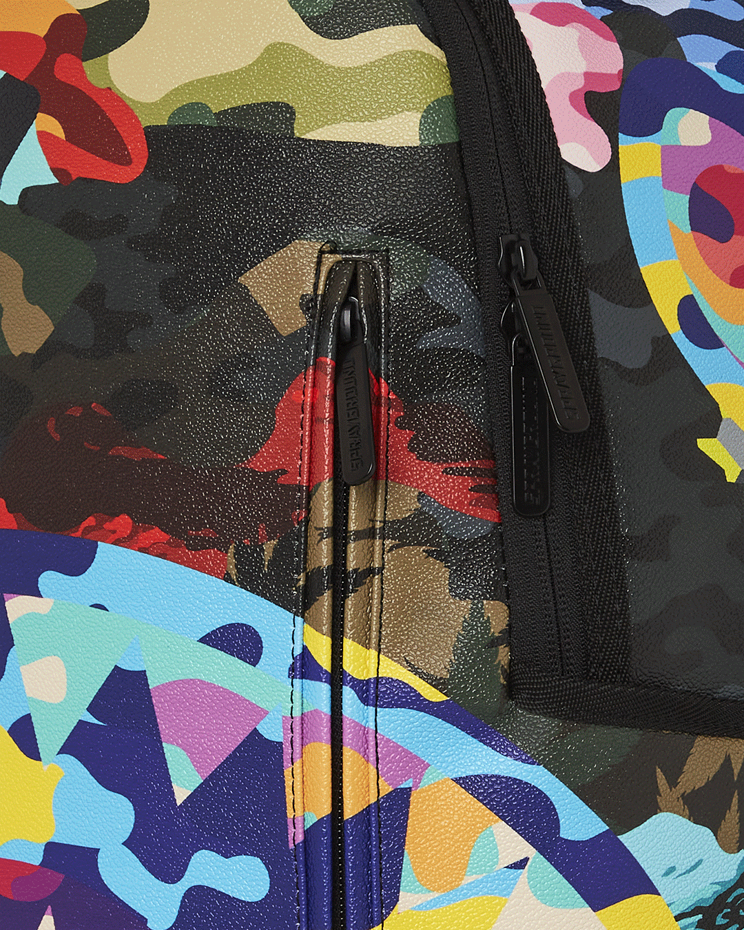 SLICED AND DICED CAMO BACKPACK