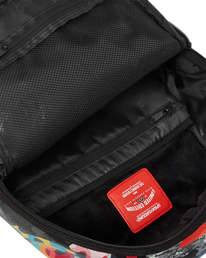 SLICED AND DICED CAMO BACKPACK