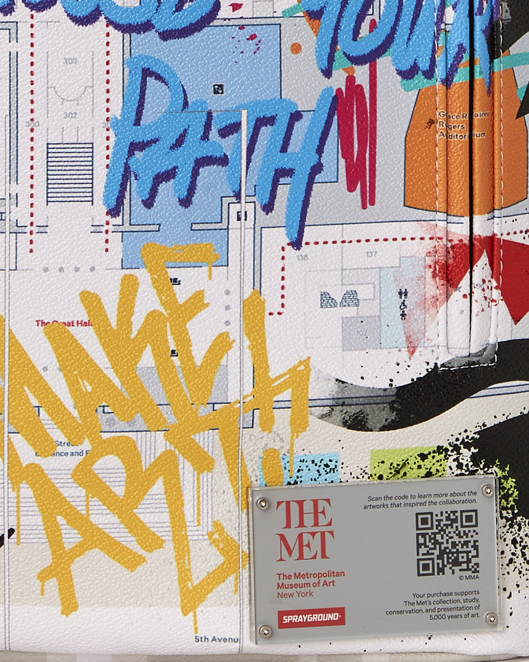 THE MET MAP CHOOSE YOUR PATH BACKPACK