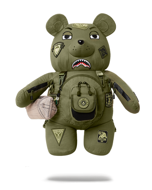 SPECIAL OPS FULL THROTTLE MONEYBEAR TEDDYBEAR BACKPACK