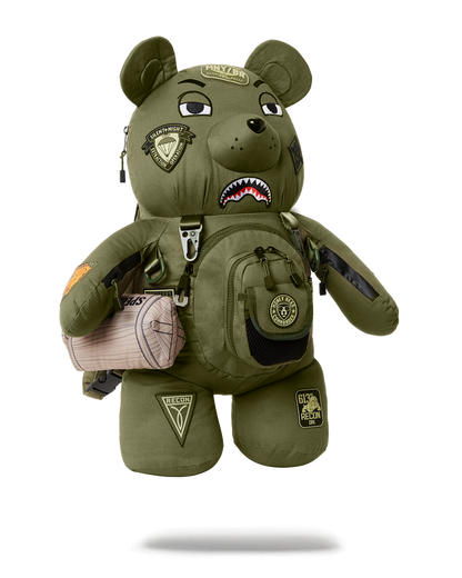 SPECIAL OPS FULL THROTTLE MONEYBEAR TEDDYBEAR BACKPACK
