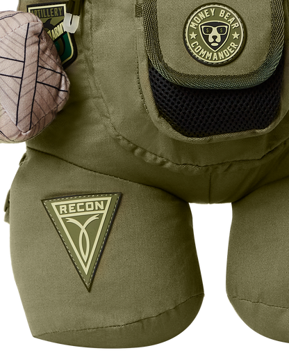 SPECIAL OPS FULL THROTTLE MONEYBEAR TEDDYBEAR BACKPACK