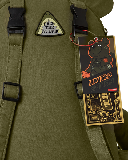 SPECIAL OPS FULL THROTTLE MONEYBEAR TEDDYBEAR BACKPACK