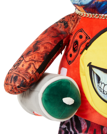 VILLAIN MONEY BEAR TEDDYBEAR RON ENGLISH EDITION BACKPACK