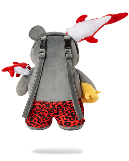 SHARK FRIENDS MONEYBEAR TEDDYBEAR BACKPACK
