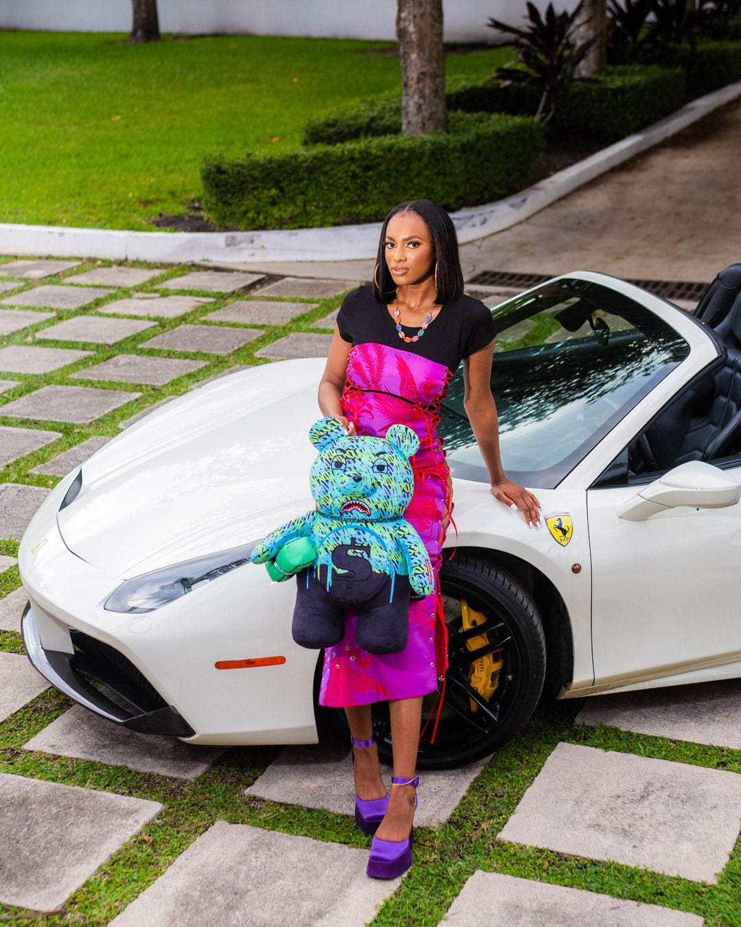 ROUGE THE GAWD MONEYBEAR TEDDYBEAR BACKPACK