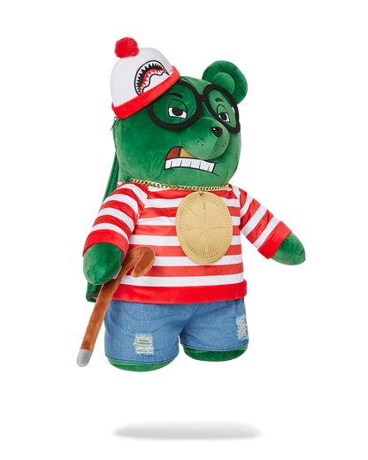 WHERES WALDO MONEYBEAR TEDDYBEAR BACKPACK