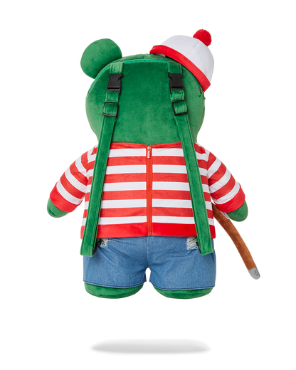 WHERES WALDO MONEYBEAR TEDDYBEAR BACKPACK