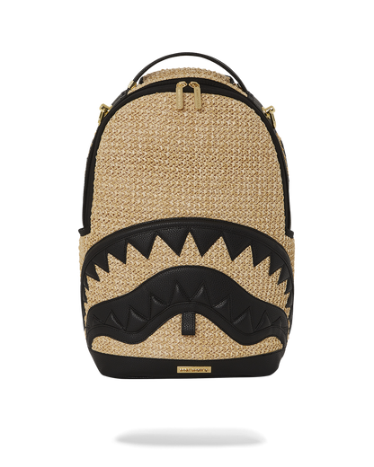 RAFFIA PALM BACKPACK