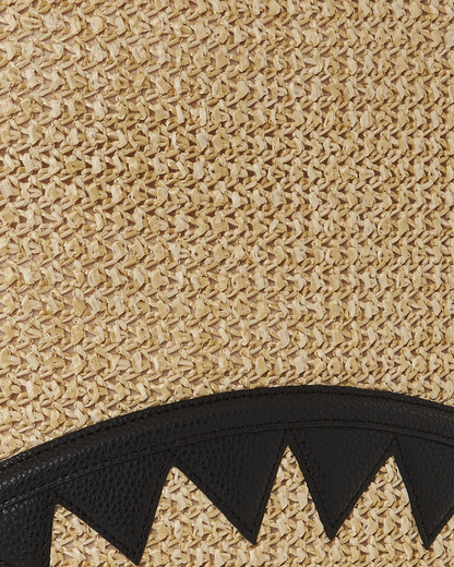 RAFFIA PALM BACKPACK