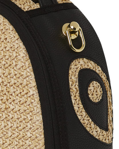RAFFIA PALM BACKPACK