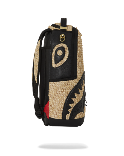 RAFFIA PALM BACKPACK