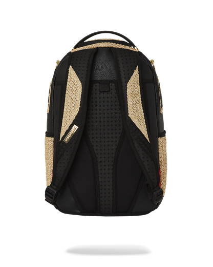 RAFFIA PALM BACKPACK