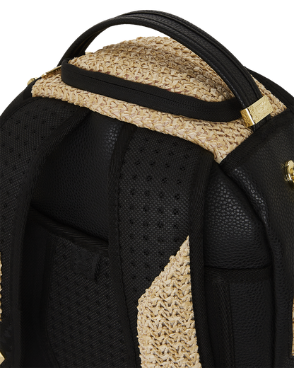 RAFFIA PALM BACKPACK