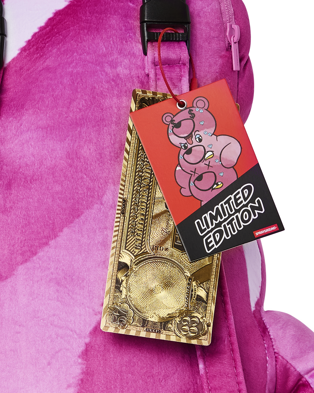 THE 3 HEADED BEAR PLUSH TEDDYBEAR BACKPACK