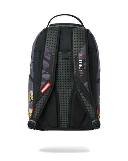 CANES MUSCLE UNIVERSITY OF MIAMI BACKPACK (WITH WARREN SAPP)
