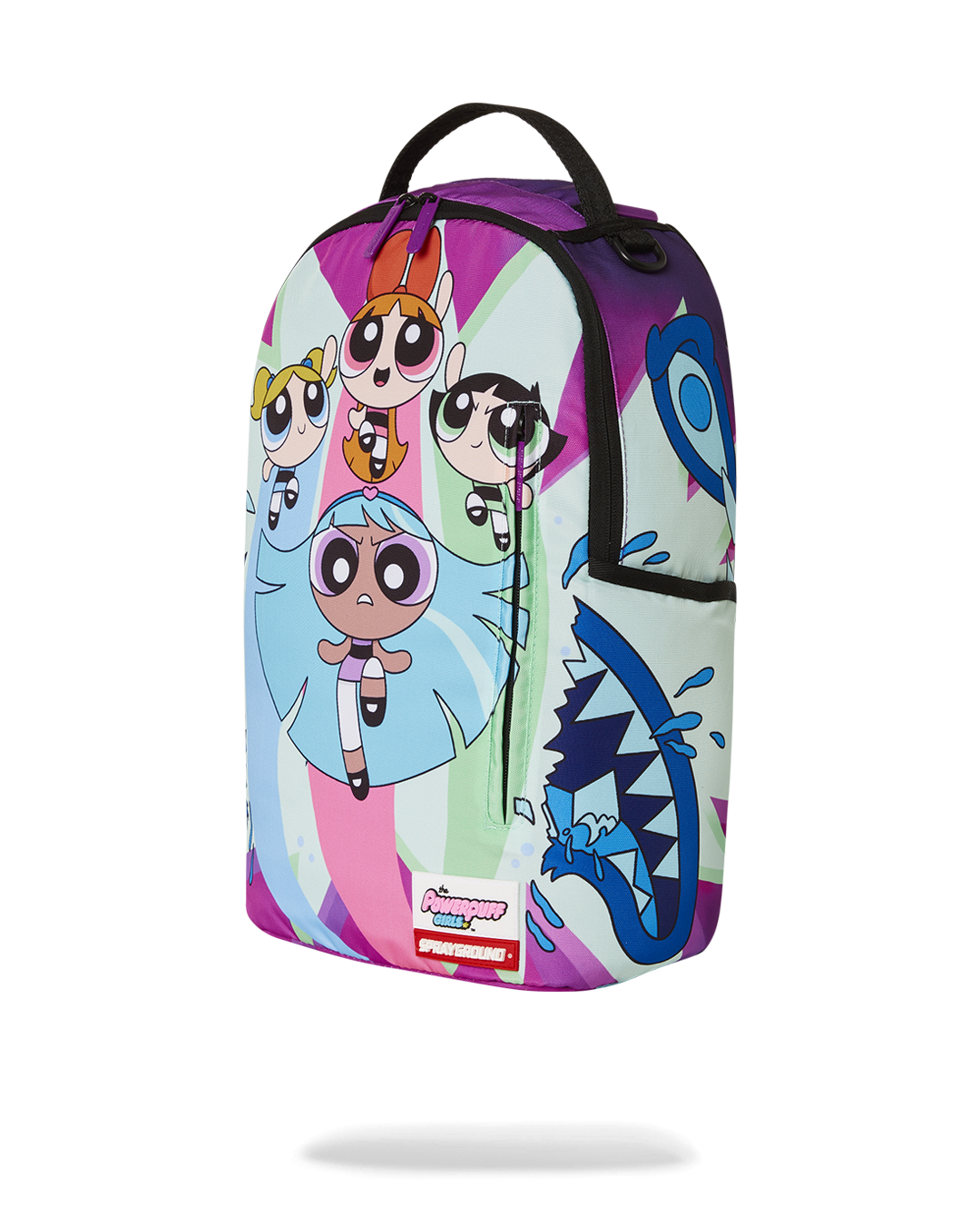 POWER PUFF GIRLS MONSTER SHARK BACKPACK