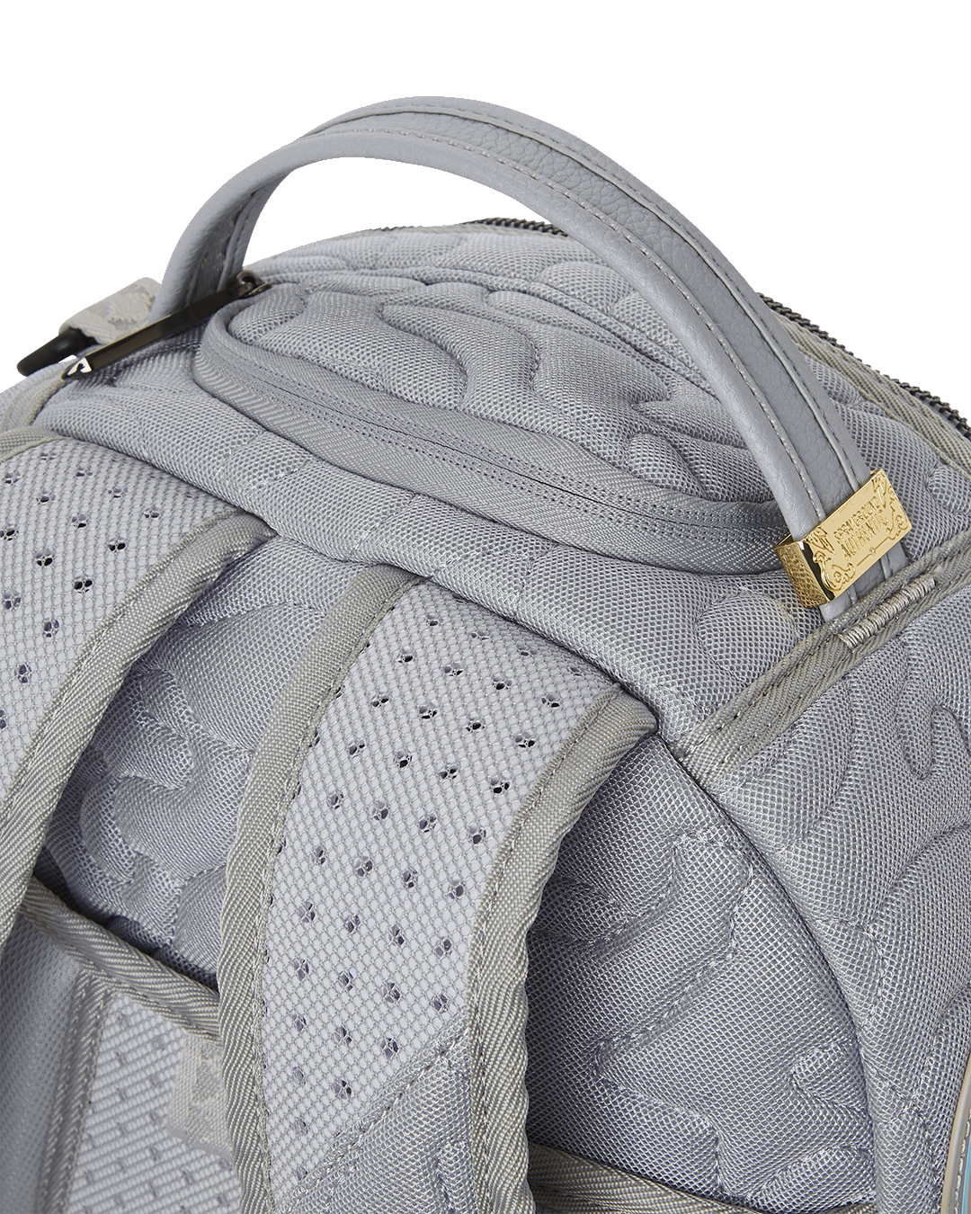 MIRASHAKU IRIDESCENT QUILT BACKPACK